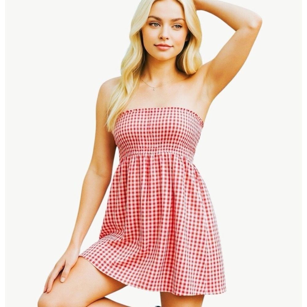 Free People One Sunni Convertible Skirt in Red/White Size XS ~ NWT - Picture 4 of 8